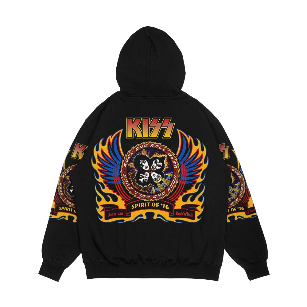 Kiss Spirit Of 76 Men's All-Over-Print Hoodie - Image 2
