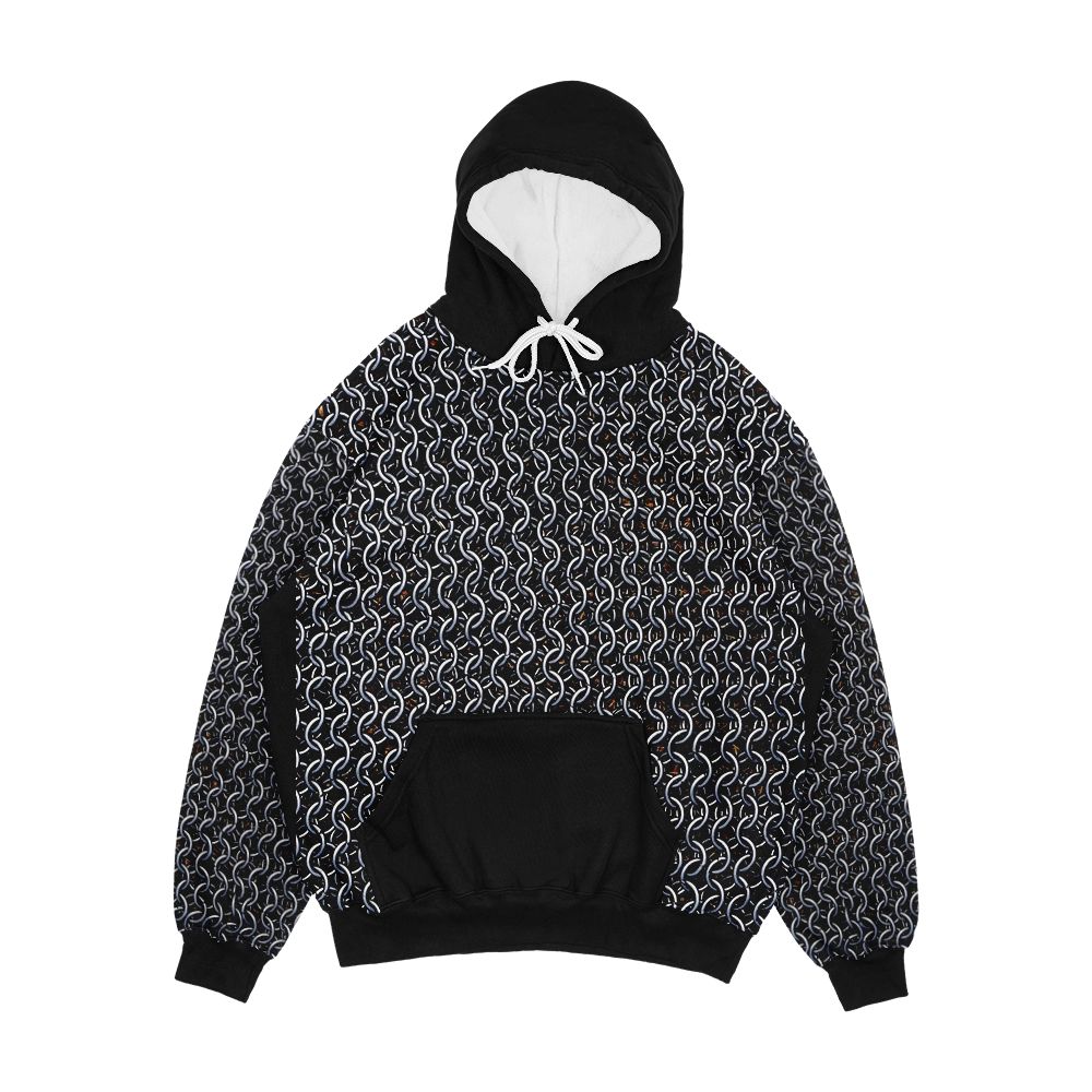Knight Chainmail Armor Men's All-Over-Print Hoodie