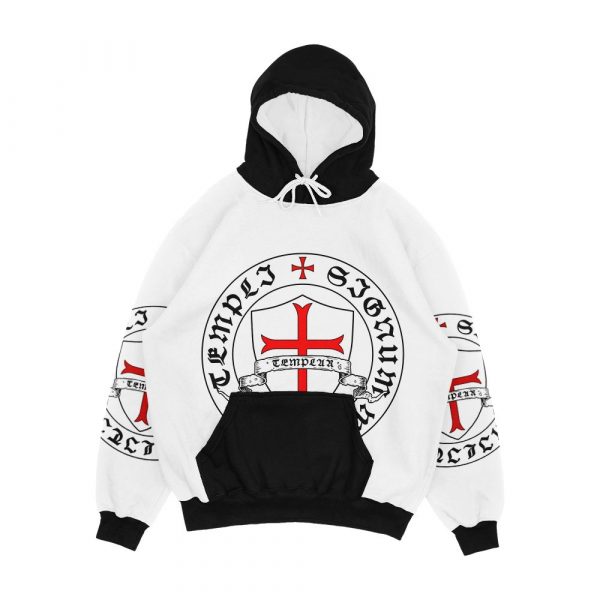 Knights Templar 12Th Century Seal Holy Grail Templars Crusades Men's All-Over-Print Hoodie