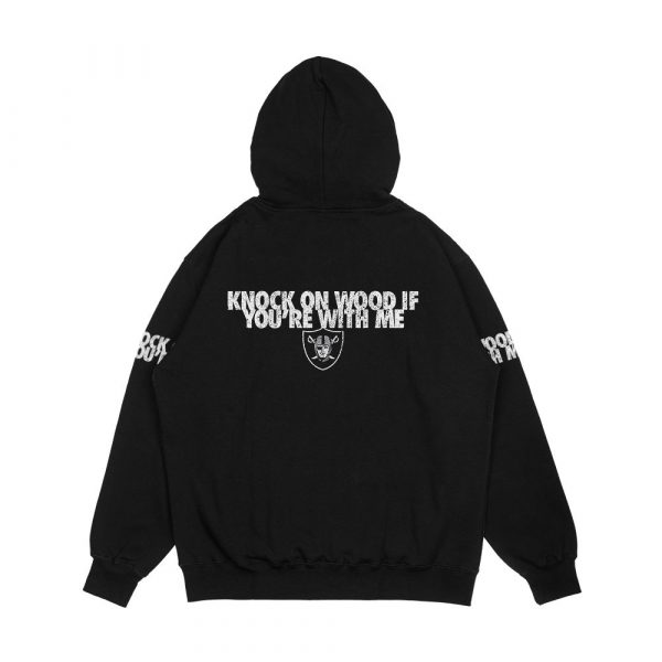 Knock On Wood If You're With Me Men's All-Over-Print Hoodie - Image 2
