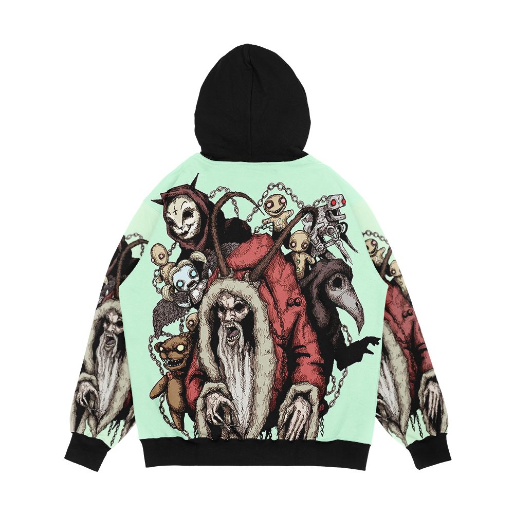 Krampus 2 0 Men's All-Over-Print Hoodie - Image 2