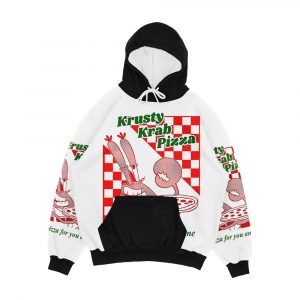 Krusty Krab Pizza Men's All-Over-Print Hoodie