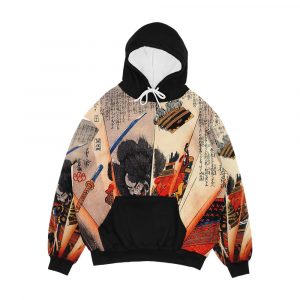 Kuniyoshi Samurai Print Men's All-Over-Print Hoodie