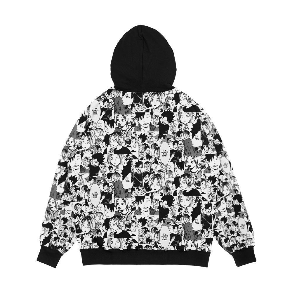 Kuroo X Kenma Collage Men's All-Over-Print Hoodie - Image 2