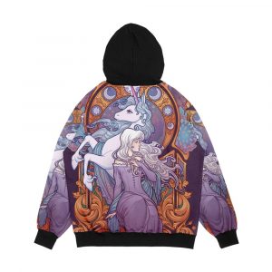 Alternative view of Lady Amalthea The Last Unicorn Men's All-Over-Print Hoodie