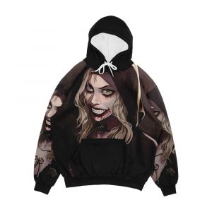 Lady Dimitrescu s Daughter From're Village Men's All-Over-Print Hoodie