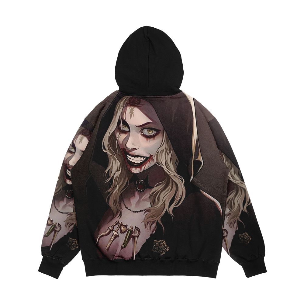 Lady Dimitrescu s Daughter From're Village Men's All-Over-Print Hoodie - Image 2