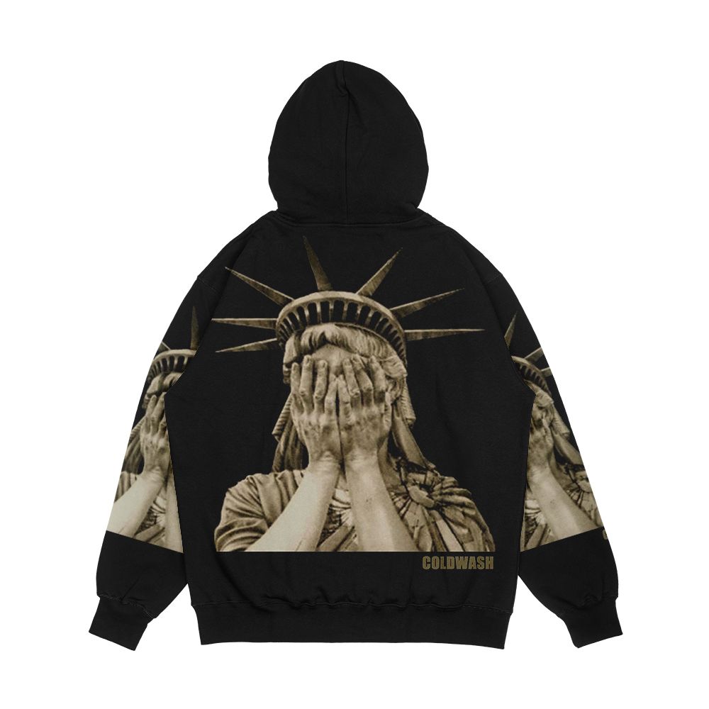 Lady Liberty Men's All-Over-Print Hoodie - Image 2