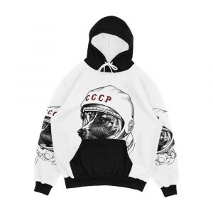 Laika Space Traveler Men's All-Over-Print Hoodie