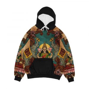 Lakshmi Godess Of Wealth Men's All-Over-Print Hoodie