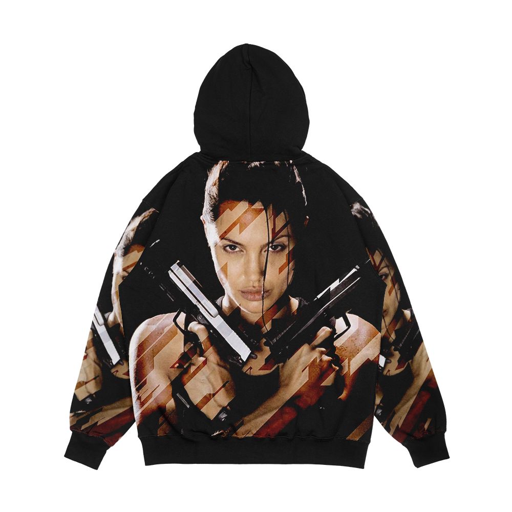 Lara Croft Tomb Raider Angelina Jolie Men's All-Over-Print Hoodie - Image 2