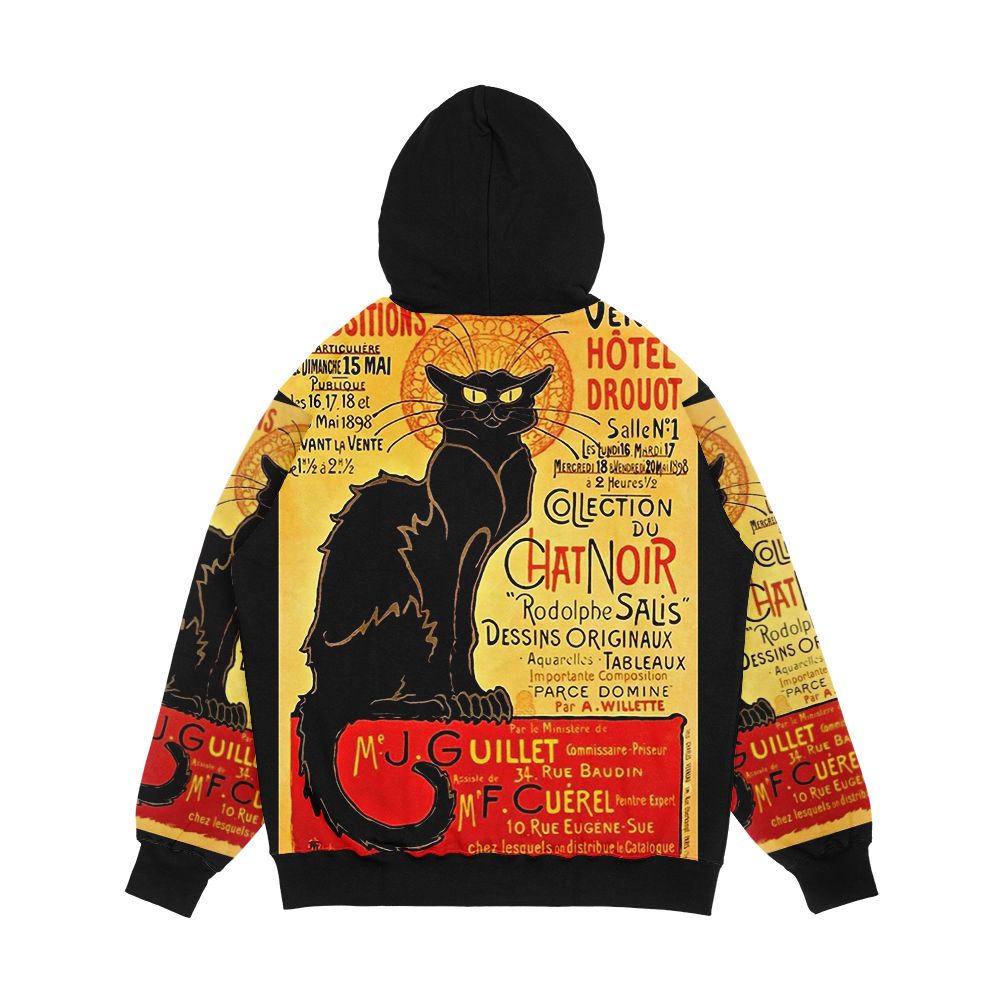 Le Chat Noir Exposition Particuli %A8Re 1896 Men's All-Over-Print Hoodie - Image 2
