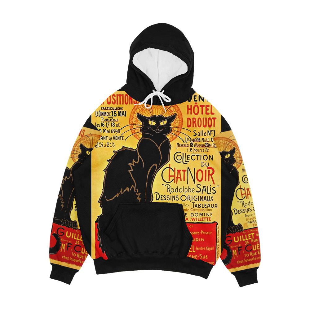 Le Chat Noir Exposition Particuli %A8Re 1896 Men's All-Over-Print Hoodie