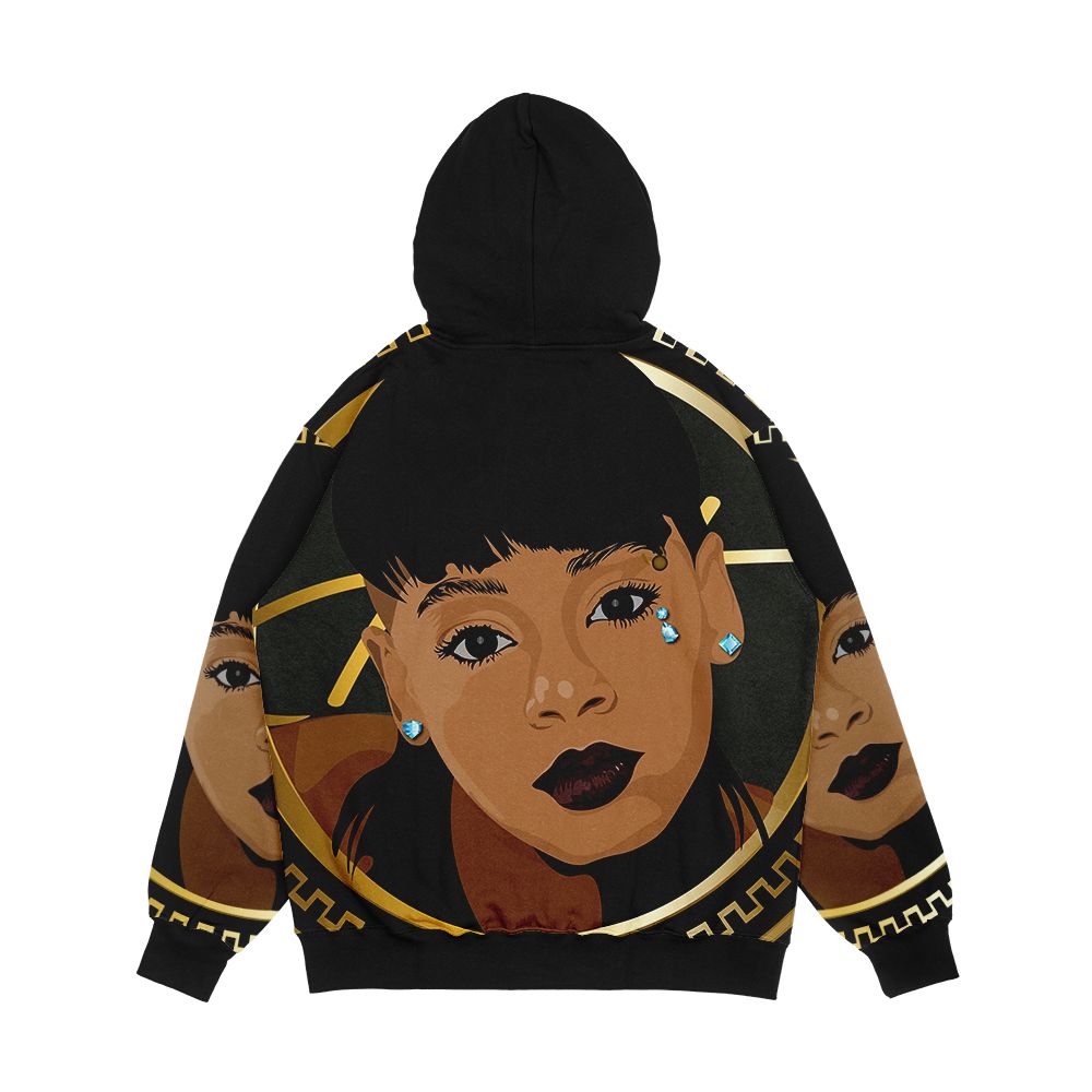 Left Eye Deadfamous Tlc Men's All-Over-Print Hoodie - Image 2