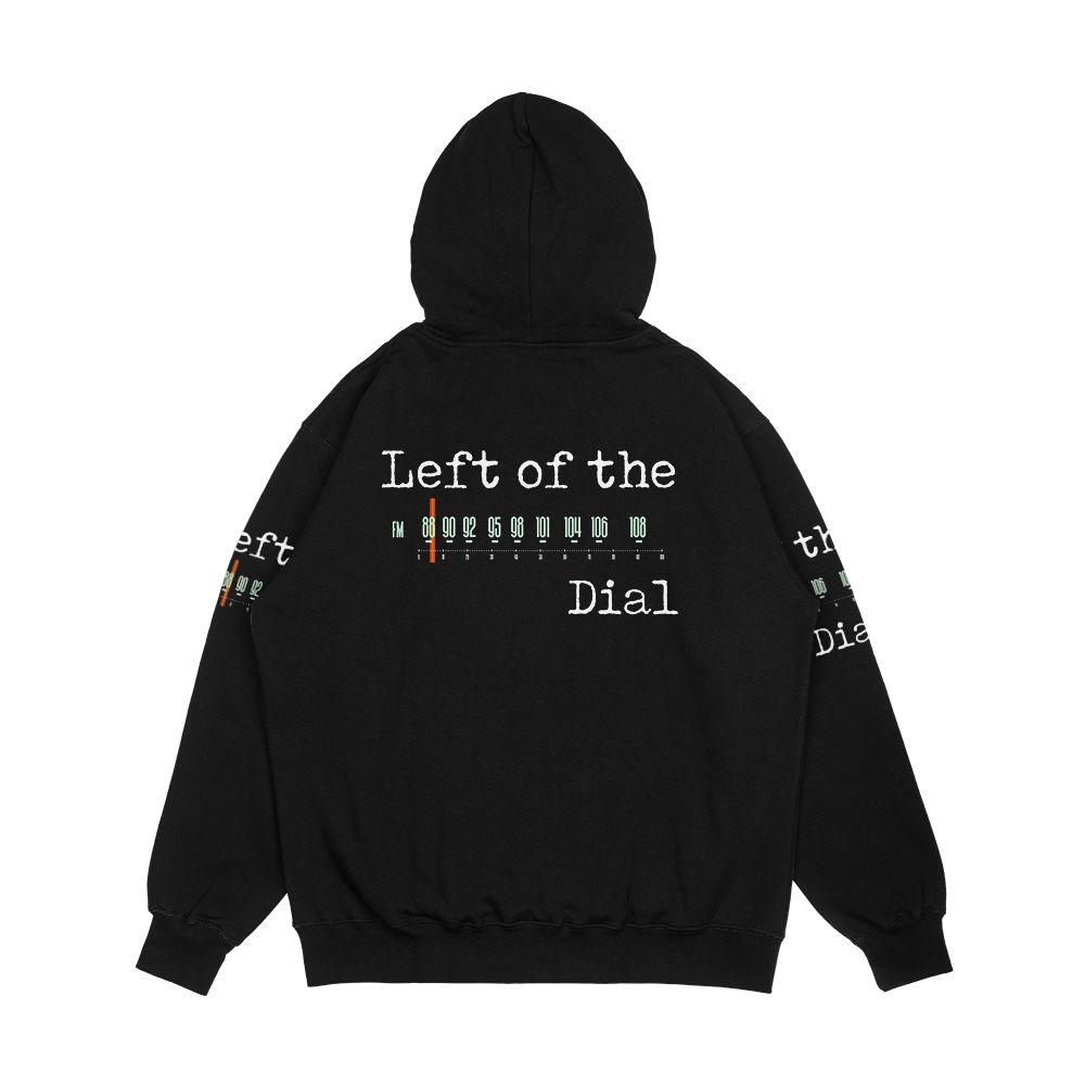 Left Of The Dial Men's All-Over-Print Hoodie - Image 2
