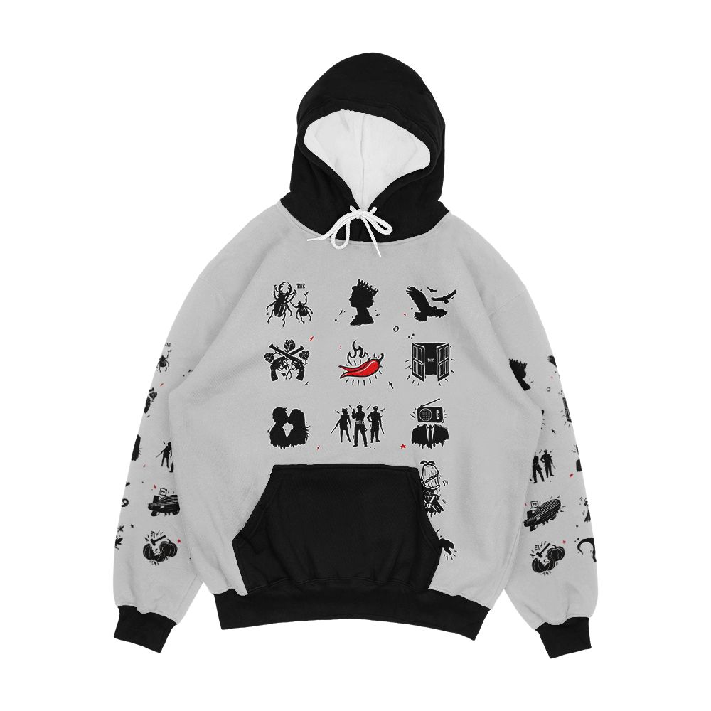 Legendary Rock Bands Men's All-Over-Print Hoodie