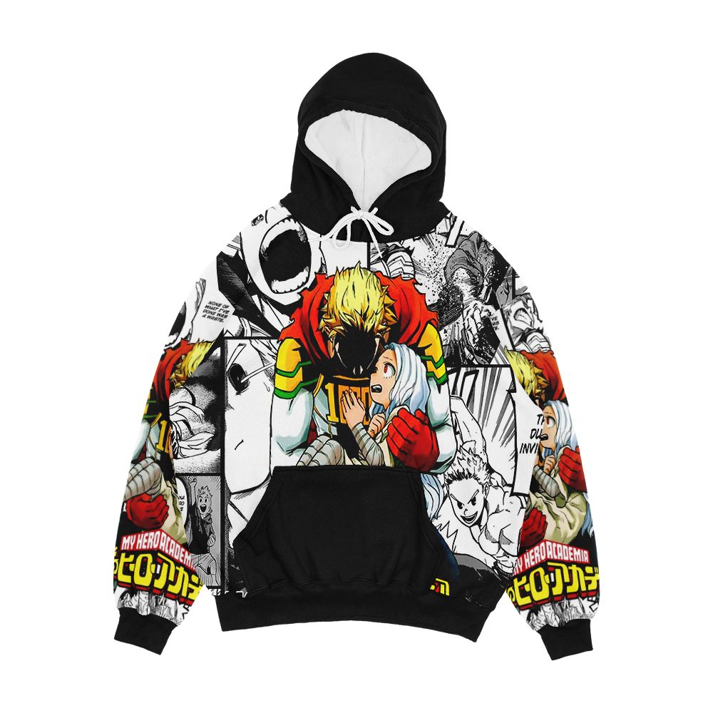 Lemillion Boku No Hero Manga Style Poster Men's All-Over-Print Hoodie