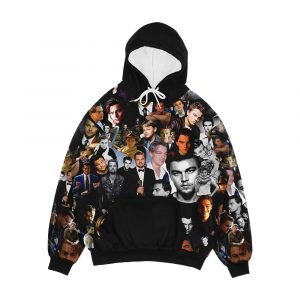 Leo Dicaprio Men's All-Over-Print Hoodie