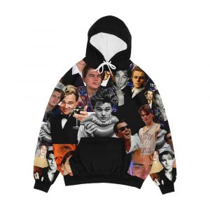 Leonardo Dicaprio Collage Men's All-Over-Print Hoodie
