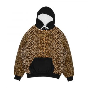 Leopard Print Men's All-Over-Print Hoodie