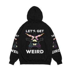 Alternative view of Let s Get Weird Men's All-Over-Print Hoodie