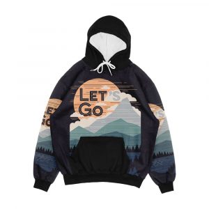 Let s Go Men's All-Over-Print Hoodie