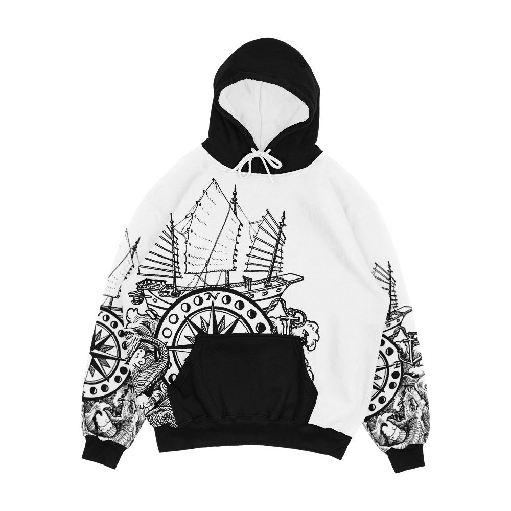 Leviathan Men's All-Over-Print Hoodie