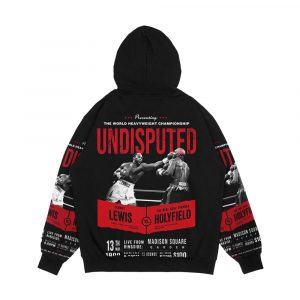 Alternative view of Lewis Vs Holyfield Undisputed Boxing Men's All-Over-Print Hoodie