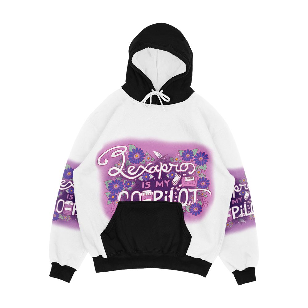 Lexapro Is My Copilot Men's All-Over-Print Hoodie