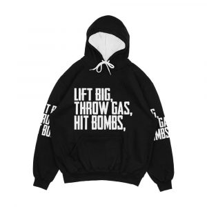 Lift Big Gas Hit Bombs Shirt Men's All-Over-Print Hoodie