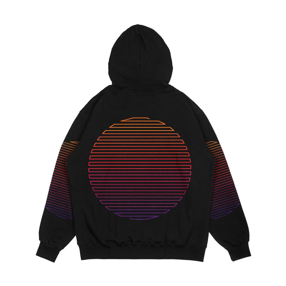 Linear Light Men's All-Over-Print Hoodie - Image 2
