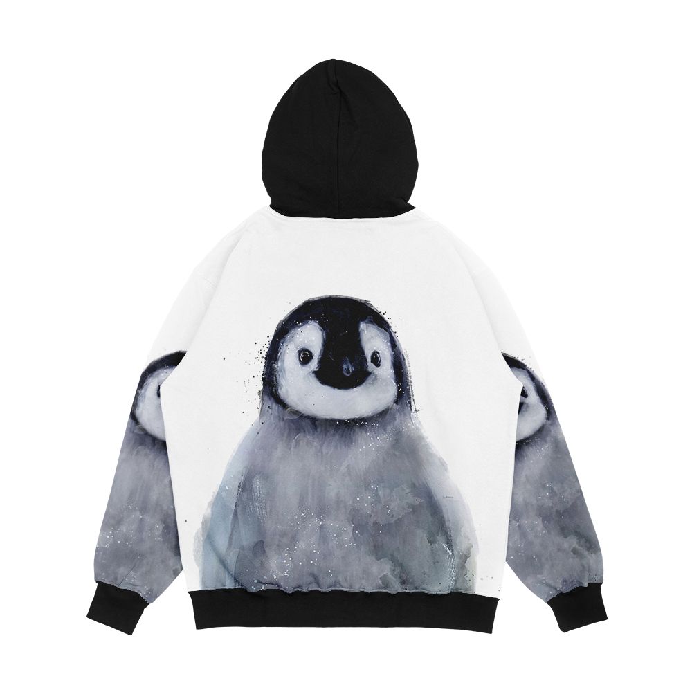Little Penguin Men's All-Over-Print Hoodie - Image 2