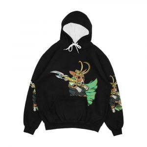 Loki Corgi Of Asgard Men's All-Over-Print Hoodie