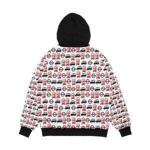 Alternative view of London Transport Men's All-Over-Print Hoodie