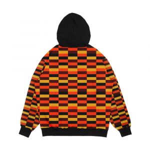 Alternative view of London Underground Train Seat Cover Men's All-Over-Print Hoodie