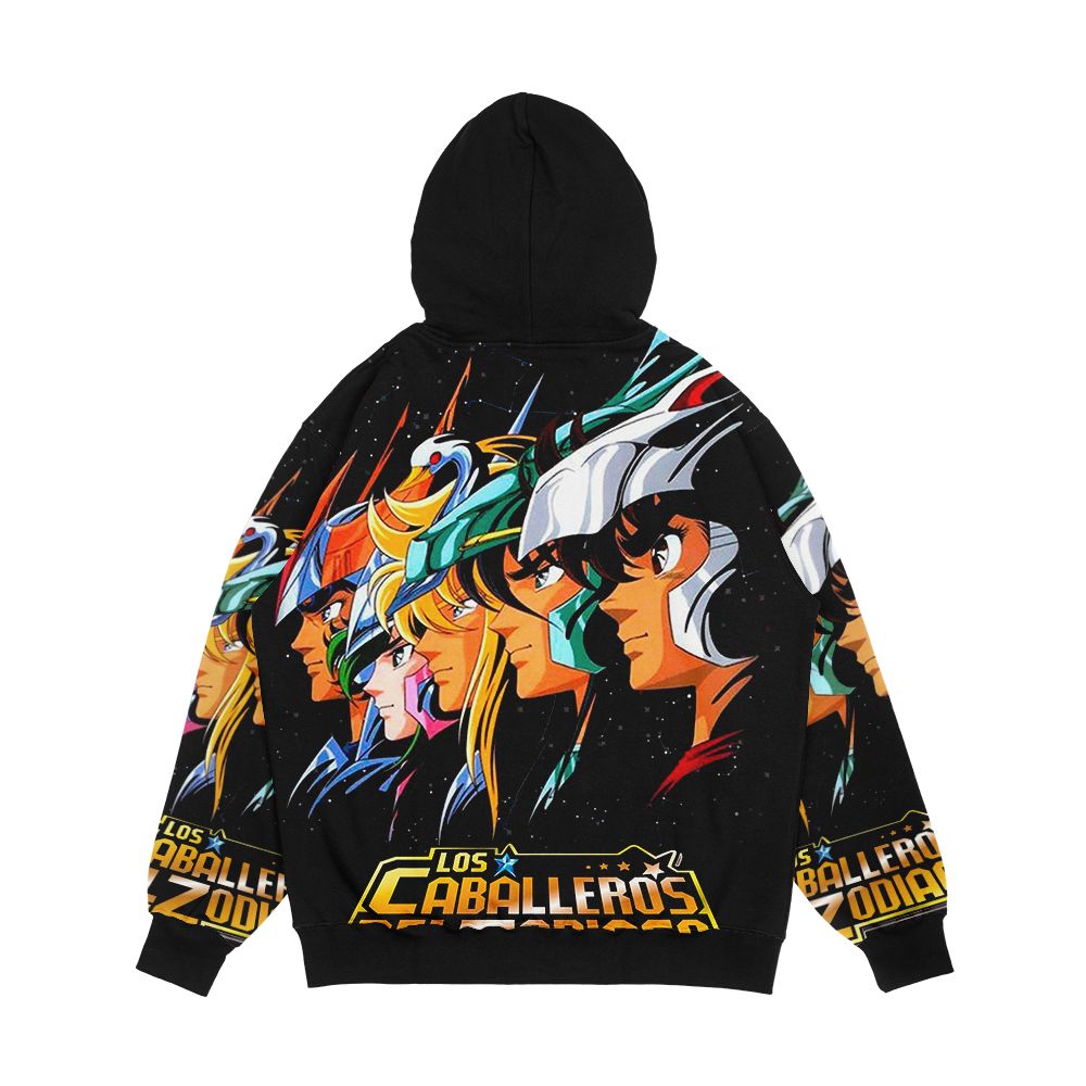 Los Caballeros Del Zodiaco Men's All-Over-Print Hoodie - Image 2