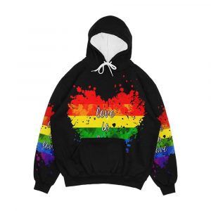 Love Is Love Men's All-Over-Print Hoodie