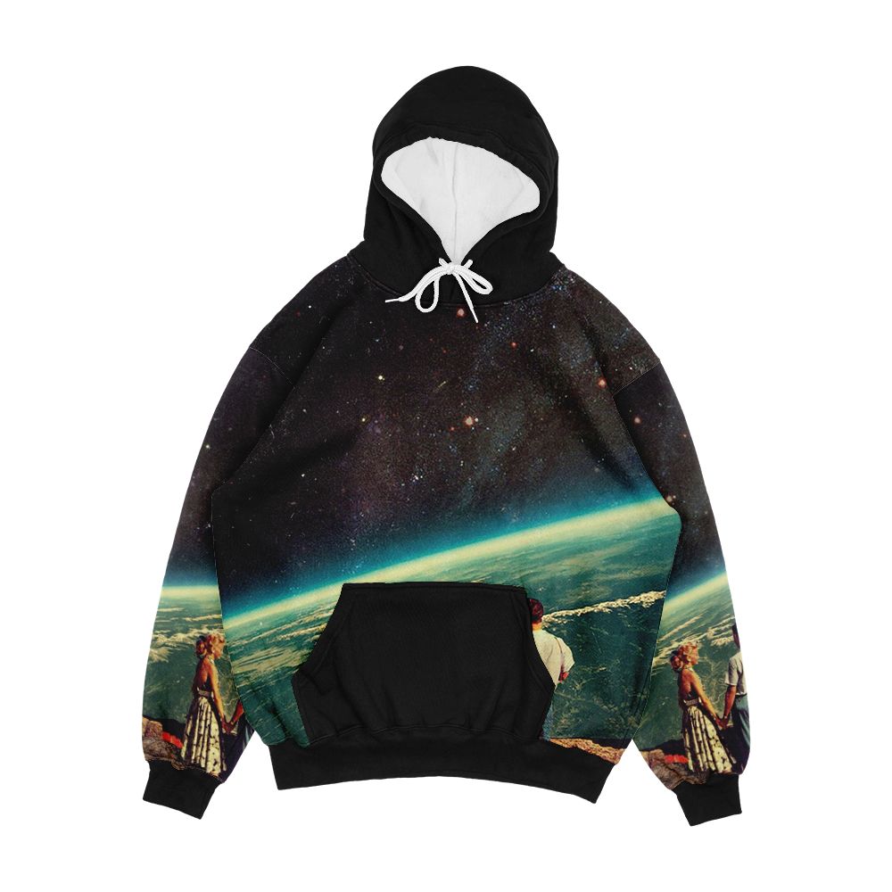 Love Men's All-Over-Print Hoodie