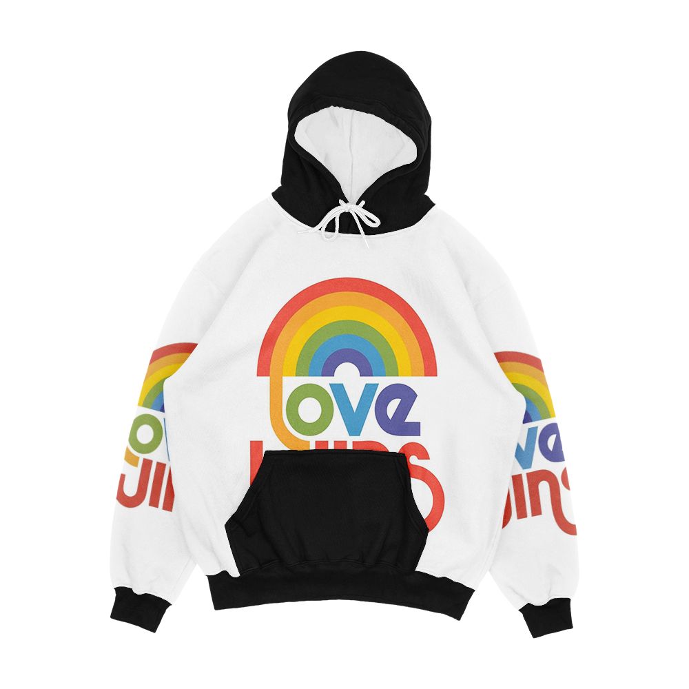 Love Wins Men's All-Over-Print Hoodie