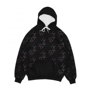 Lsd Molecule Psychedelic Men's All-Over-Print Hoodie