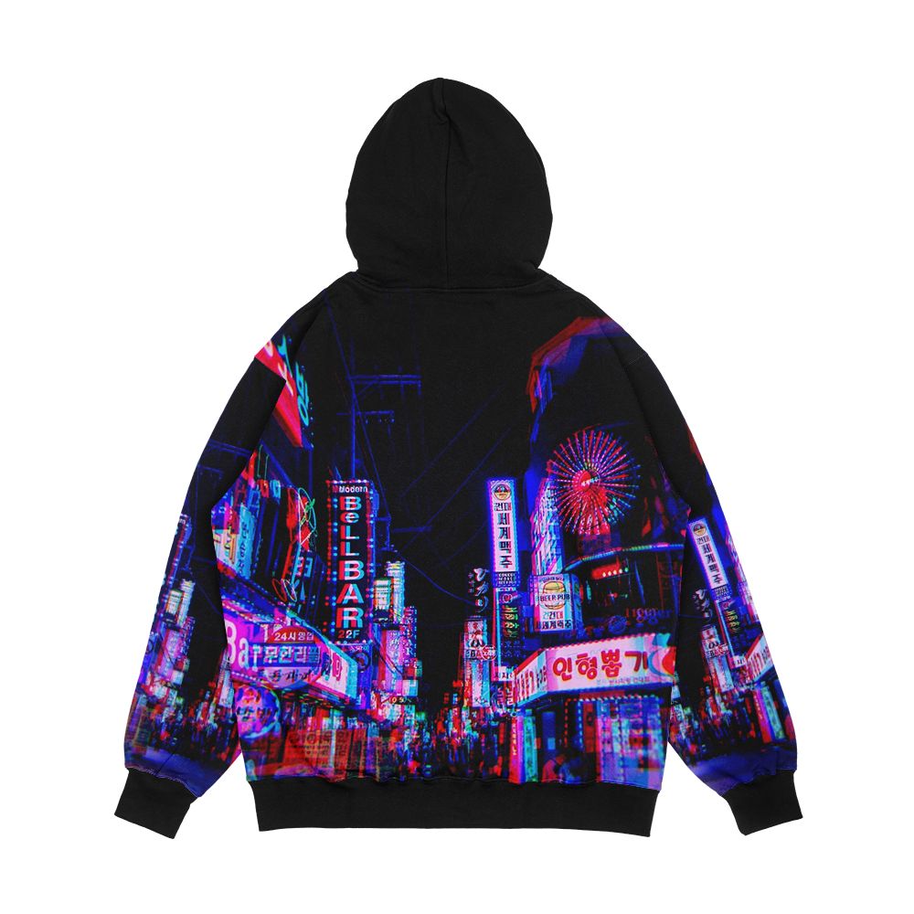 Lsd Nights Men's All-Over-Print Hoodie - Image 2