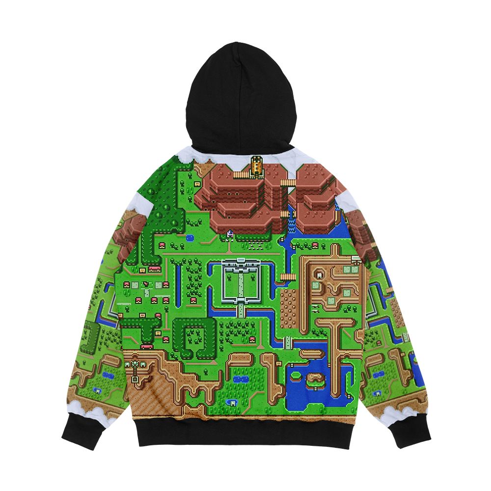 Lttp World Map Men's All-Over-Print Hoodie - Image 2