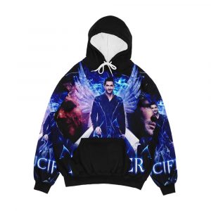 Lucifer Morningstar Devil Vs Angel Men's All-Over-Print Hoodie