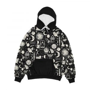 Lunar Pattern Eclipse Men's All-Over-Print Hoodie