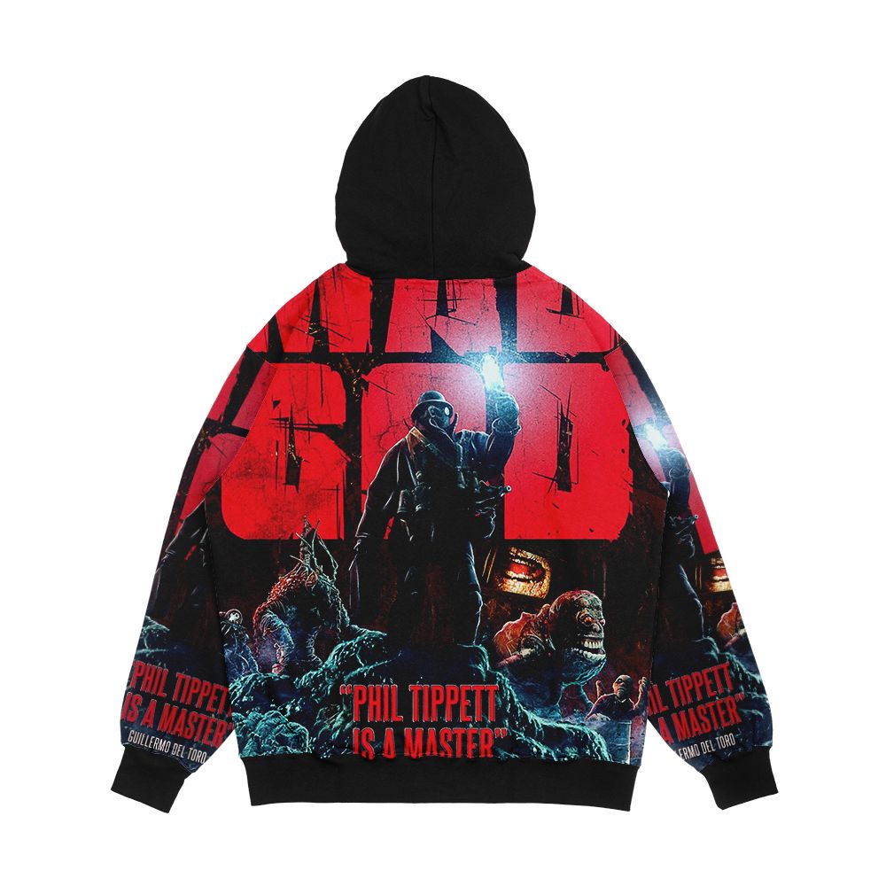 Mad God Movie Poster Men's All-Over-Print Hoodie - Image 2