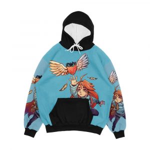 Madeline And Strawberry Celeste Men's All-Over-Print Hoodie