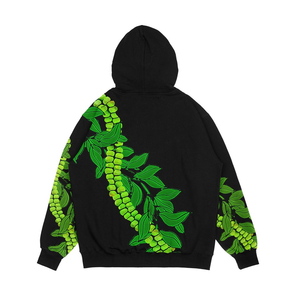 Maile And Mokihana Men's All-Over-Print Hoodie - Image 2