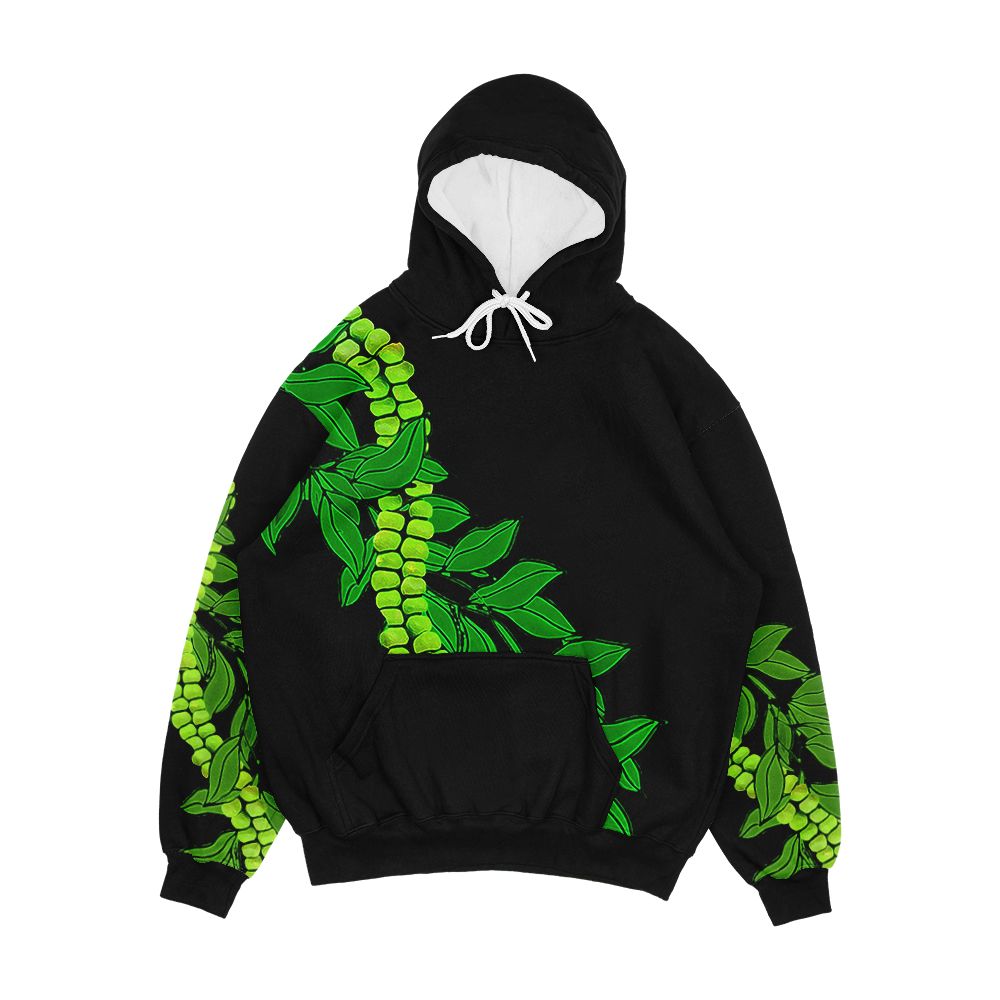 Maile And Mokihana Men's All-Over-Print Hoodie
