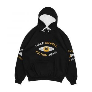 Make Orwell Fiction Again Philosophy Gift Men's All-Over-Print Hoodie
