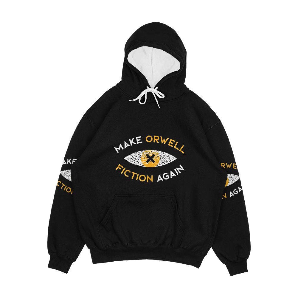 Make Orwell Fiction Again Philosophy Gift Men's All-Over-Print Hoodie